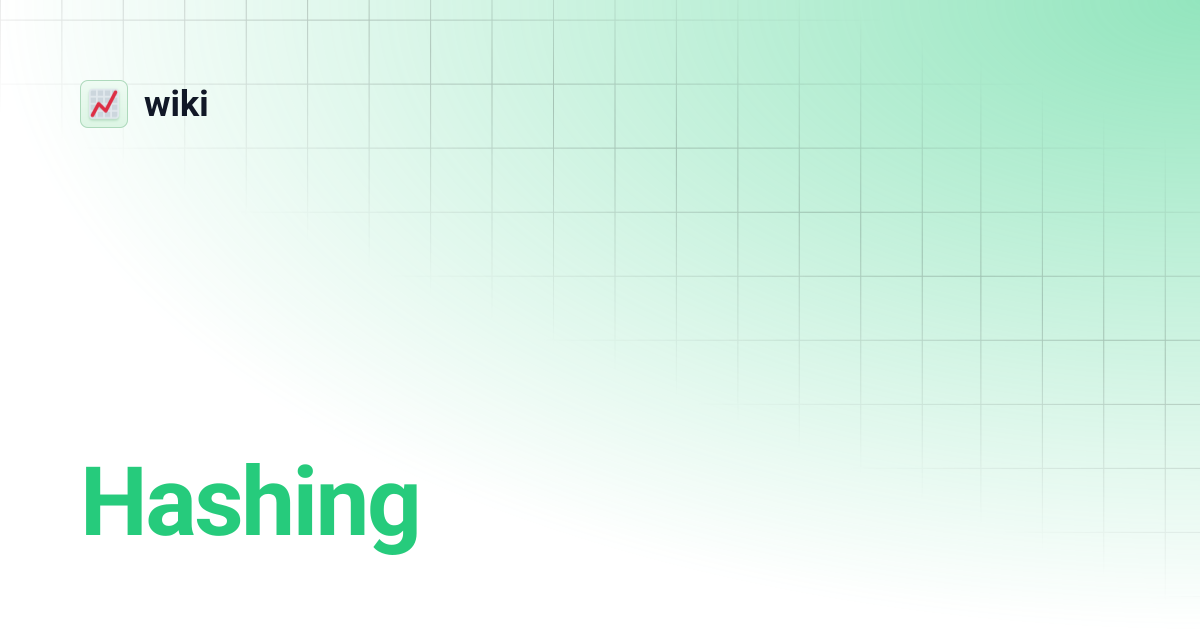 Hashing | wiki